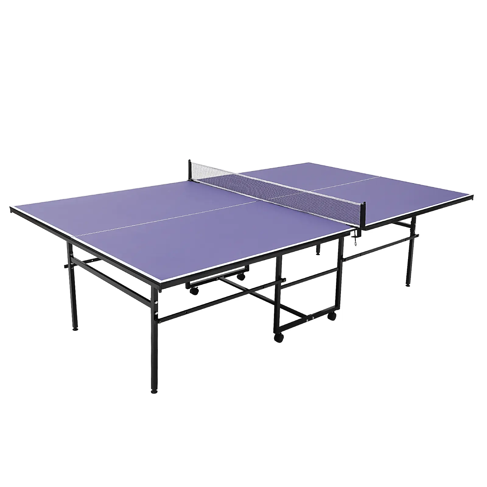 Outdoor Table Tennis Tables,Portable Ping Pong Table Game with Net for Adults/Teens,2 Table Tennis Paddles and 3 Balls