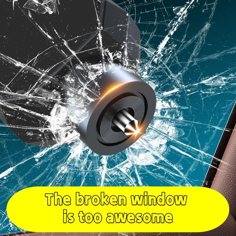 Car Window Breaker, Multi-functional Emergency Escape Tool for Vehicles, Safety Hammer, Car Rescue Vehicle Interior Glass Breaker, Emergency Device