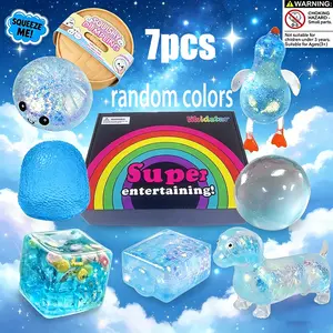 7 Pcs Malt Sugar Blind Box Squishy Toy Set, Pressure-Resistant Slow-Rebound Squishable Sensory Play, Ideal for Home, School, Parties and Events, Great Gifts for Family and Friends
