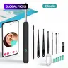 Ear Wax Removal Tool Set with Camera, Portable 360° Wide Angle Ear Cleaner with Type-C Charging, Ear Cleaning Tool Ear Canal Cleaner Waterproof Endoscope for iPhone and Android, Ear Irrigation Kit, Earwax Remover, Earwax Removal Products