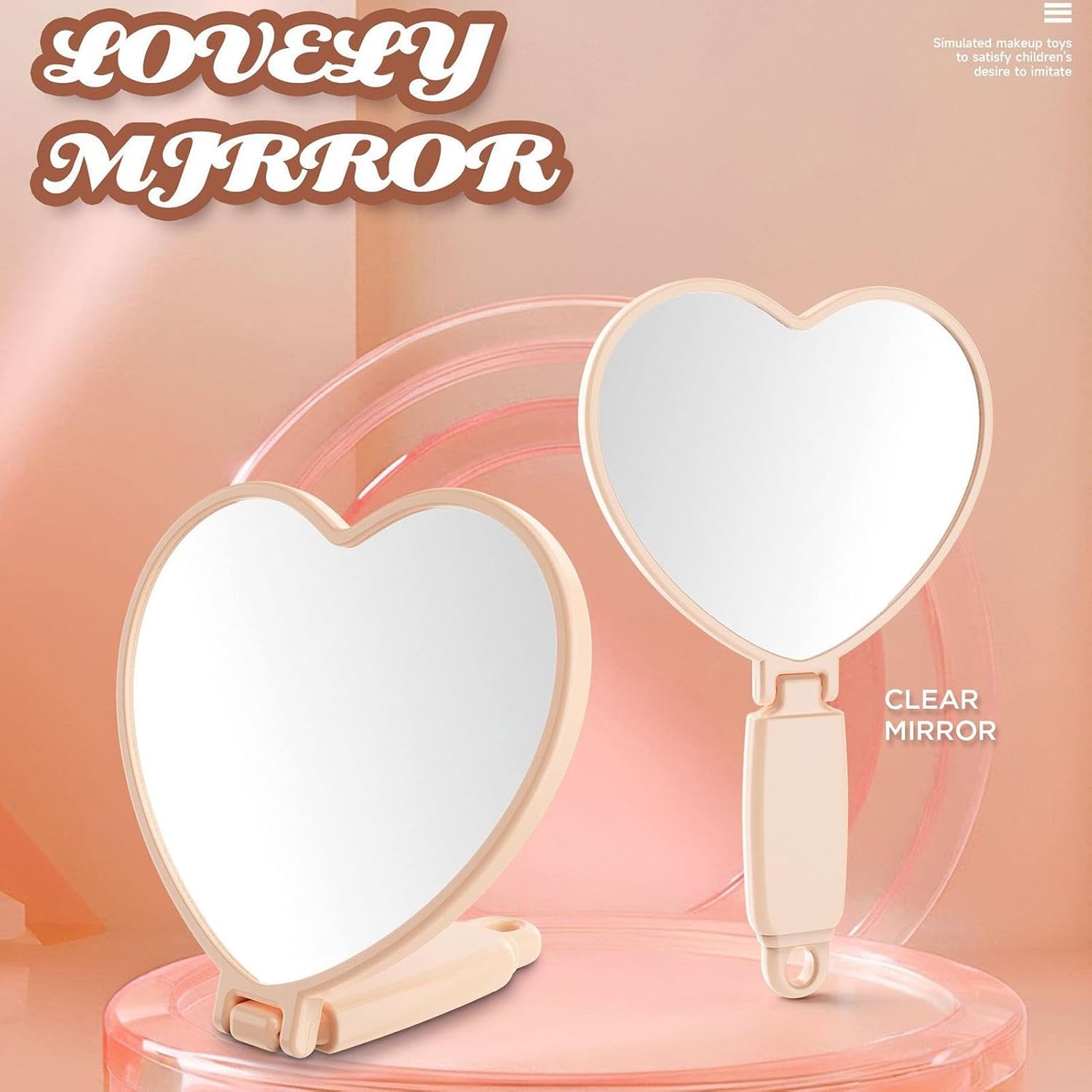 Pretend Makeup Toy, 1 Set Simulation Cosmetic Toy, Pretend Play Makeup Toy for Girls, Birthday Gift for Kids
