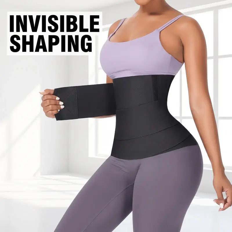 New Design High Elastic Seamless Women's Adjustable Waist Trainer, Invisible Belly Control Belt, Sweat Absorbing Waistband, Body Shaper, Flat Belly Shapewear, High Elasticity Waist