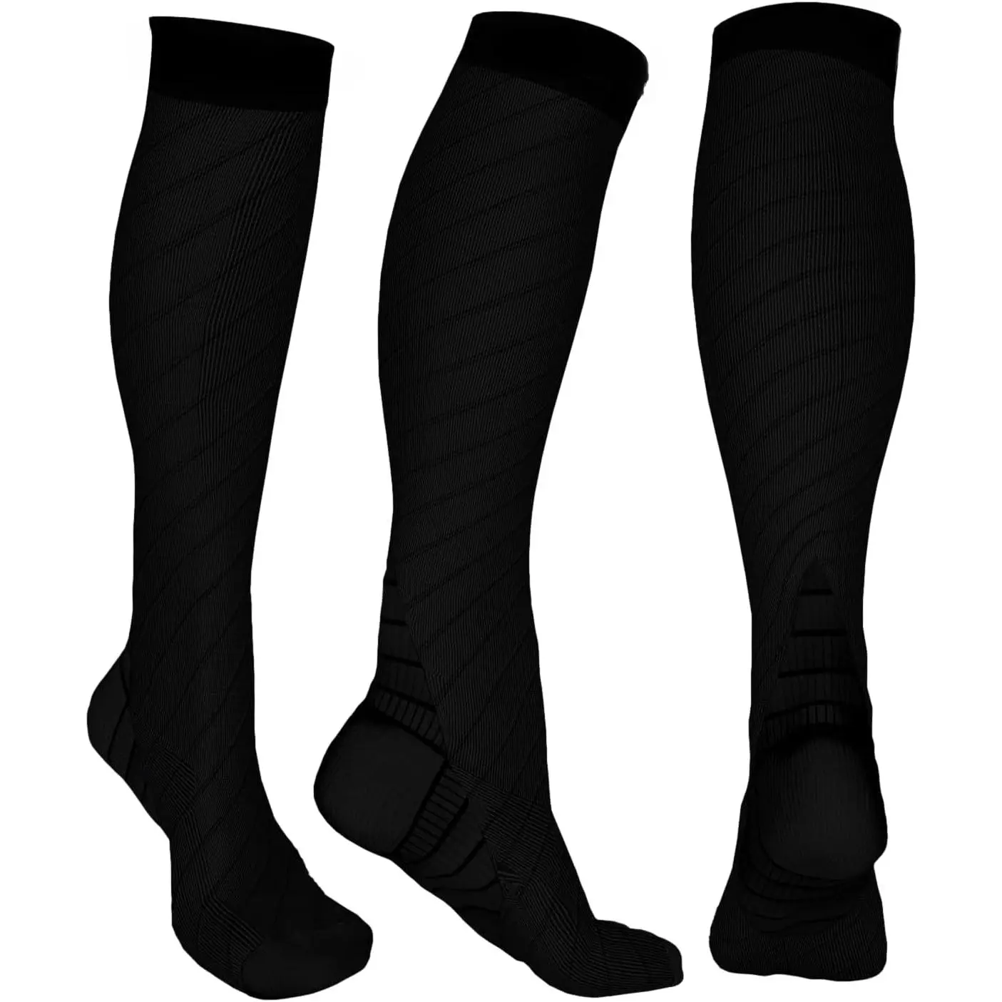 Compression Socks 20-30 mmHg - Men & Women - Running, Nurses, Shin Splints, Flight, Travel New model