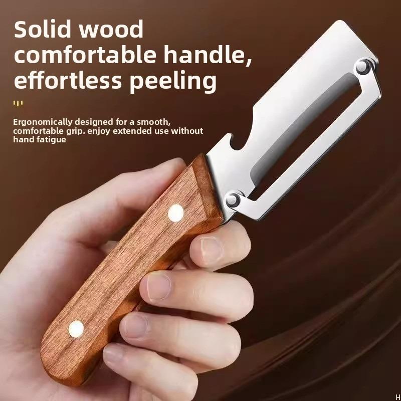 2PCS Household stainless steel peeler/peeler, kitchen sugarcane and lettuce slicer, commercial thickened slicer.