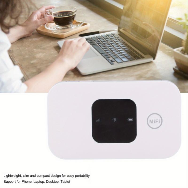 SENN Pocket WiFi Router 2025 - High Speed 4G LTE Mobile Hotspot, Instant Setup for iPhone Android Laptop, Long Battery, Compact White