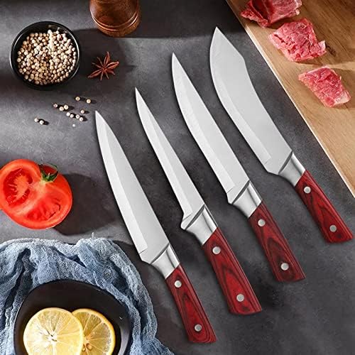 Stainless Steel Kitchen Knives for Cutting and Peeling, Boning Knives, Meat Cleavers, Utility Slicing and Peeling Knives