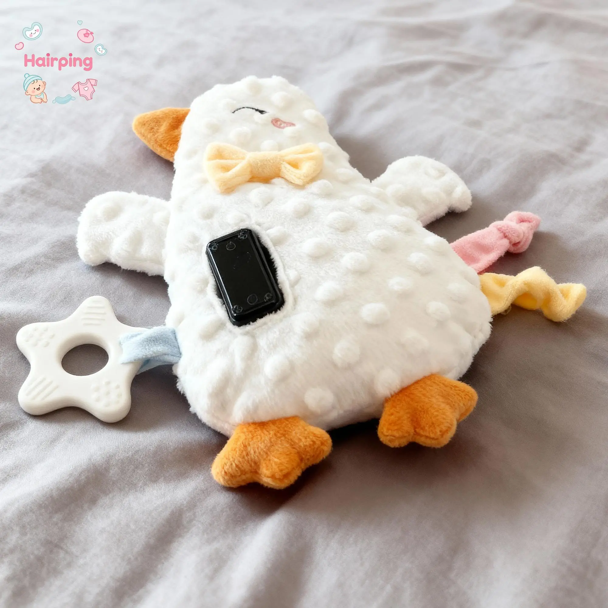 Unisex Baby Vibrating Soother - Cute Animal Automatic Sleep Aid, Soft Adjustable Crib Pacifier