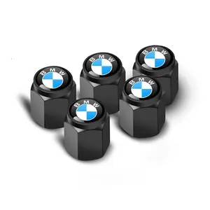 5PCS Metal Car Wheel Tire Valve Caps Air Stem Dust Cover Dustproof For BMW E30 E34 E36 E39 E46 E52 E53 E60 E61 E62 E70 E71 E83 Auto Accessories