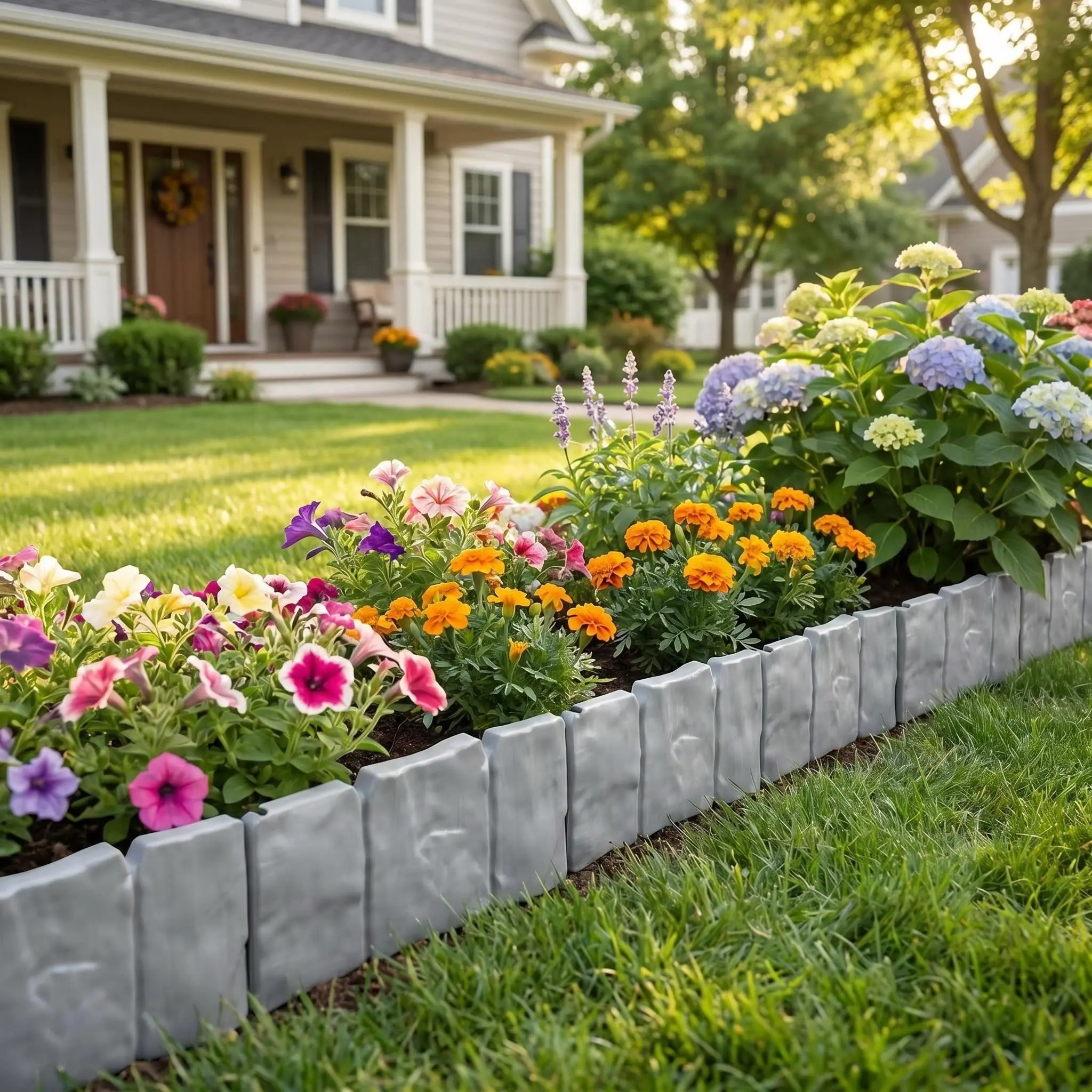 25pcs Interlocking Fence Panels, Durable and Reliable, Easy Assembly Without Tools, Garden Decor, Patio, Grass Stone Separator, Flower Bed Edging