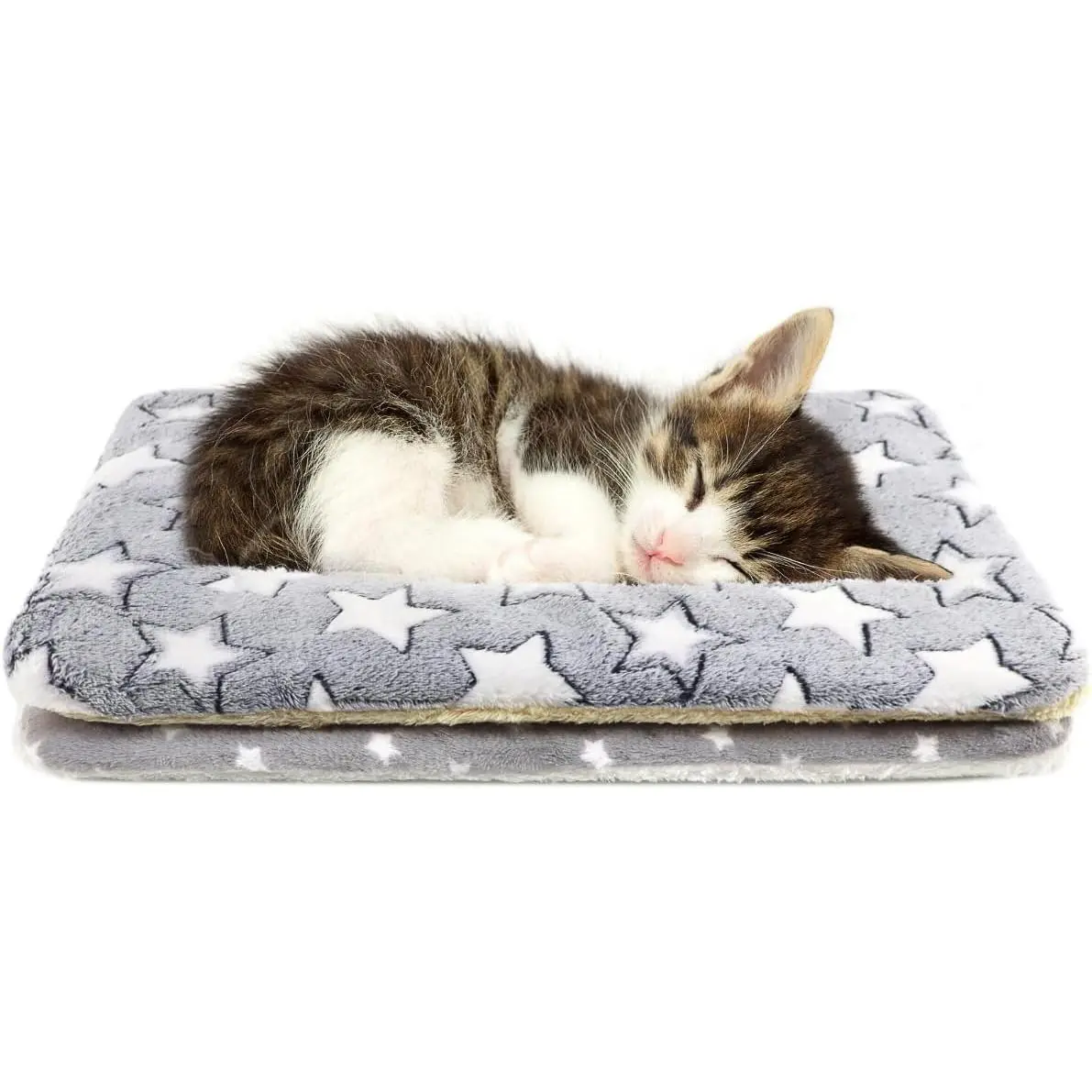 2 Pack  Blanket for Indoor Cats Ultra Soft and Warm Calming  Bed Fleece  Mat for  and  Washable Kitten Blanket