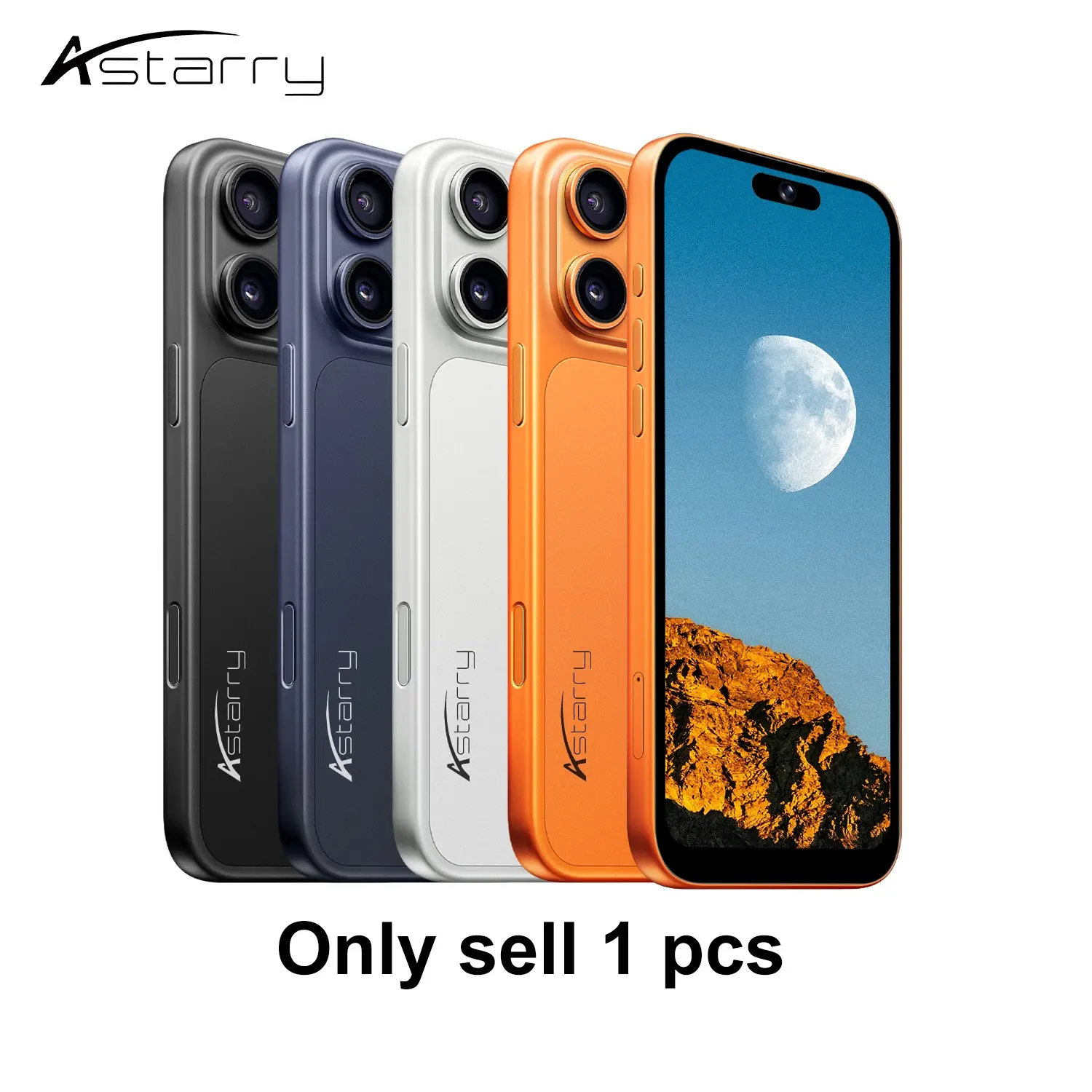 Astarry-17 Pro Max Smartphone, 6.75-Inch Screen, 3gb+32GB RAM, Android 12, 4g Network, Dual Sim, Face Recognition, 4100mah Battery, Large Screen Smartphone