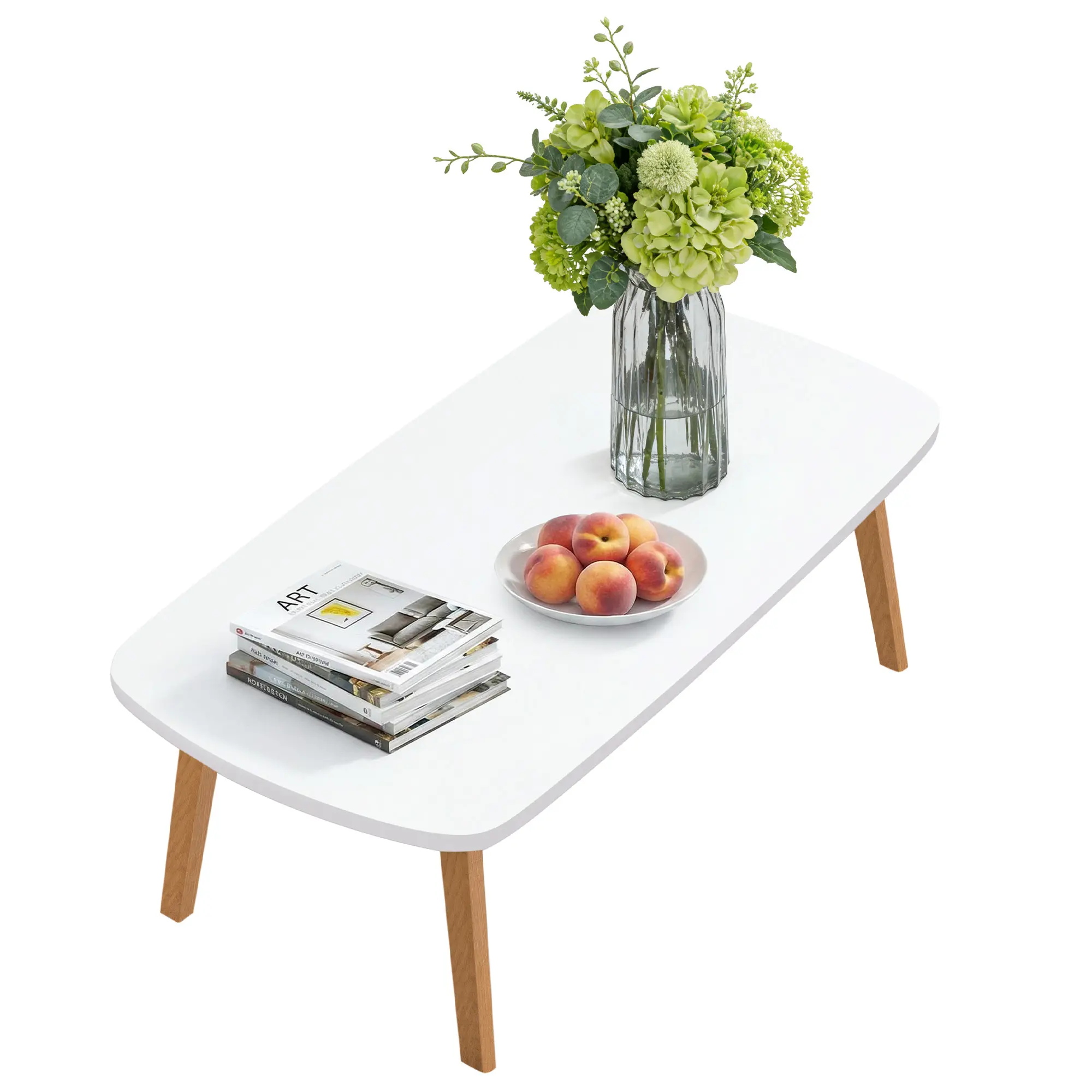 Folding Wooden Computer Desk – Japanese-Style Office Table – Compact, Space-Saving & Portable, Great for Living Room, Bedroom, Office or Balcony