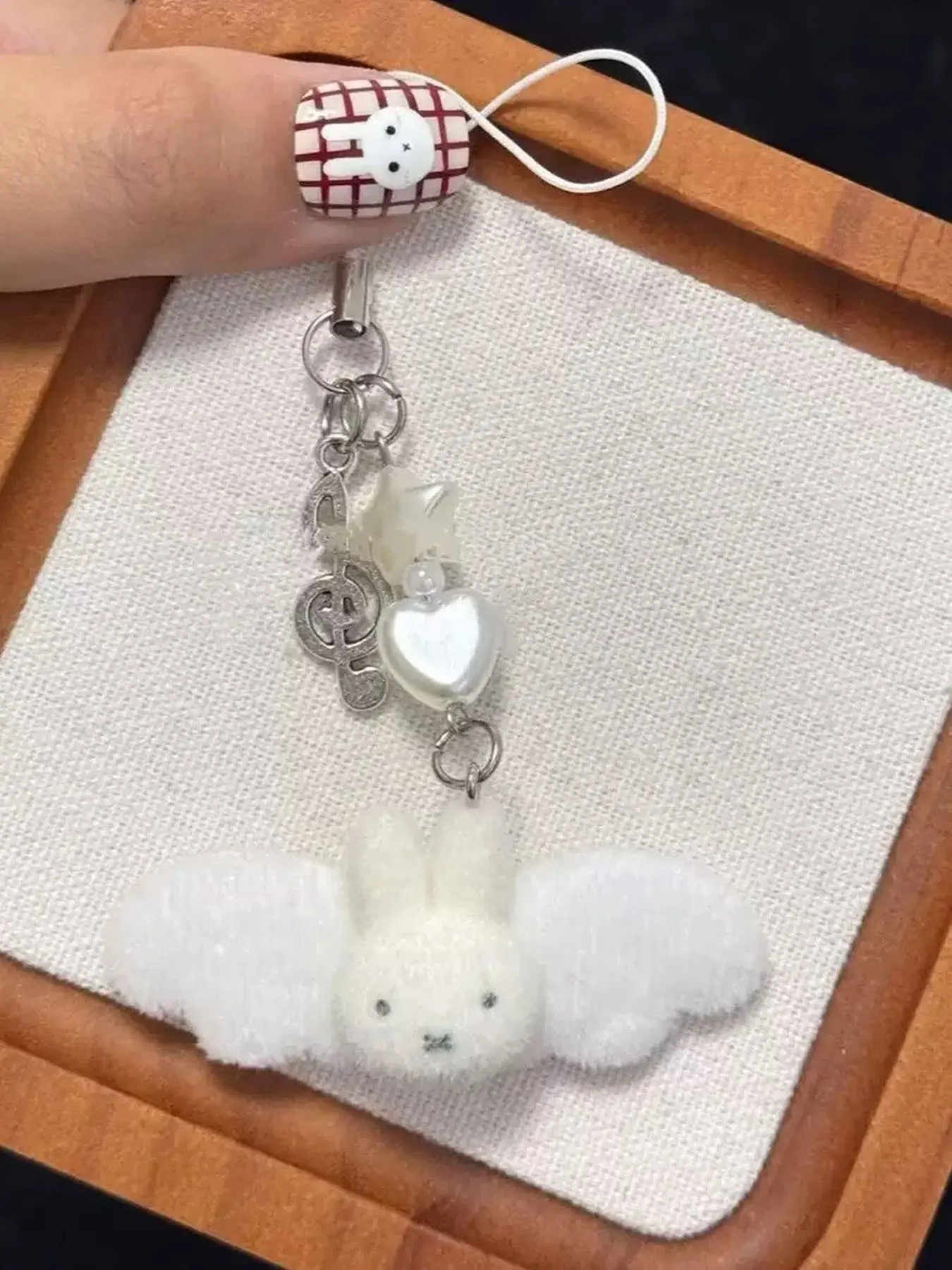 Cute Rabbit Design Keychain, Bunny Keychain, Fashionable Keychain for Women & Men, Trendy All-Match Keychain for Birthday Gift, Kawaii Fashion Accessory