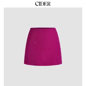 Cider [size 2-10] Sequin Low Rise Mini Skirt