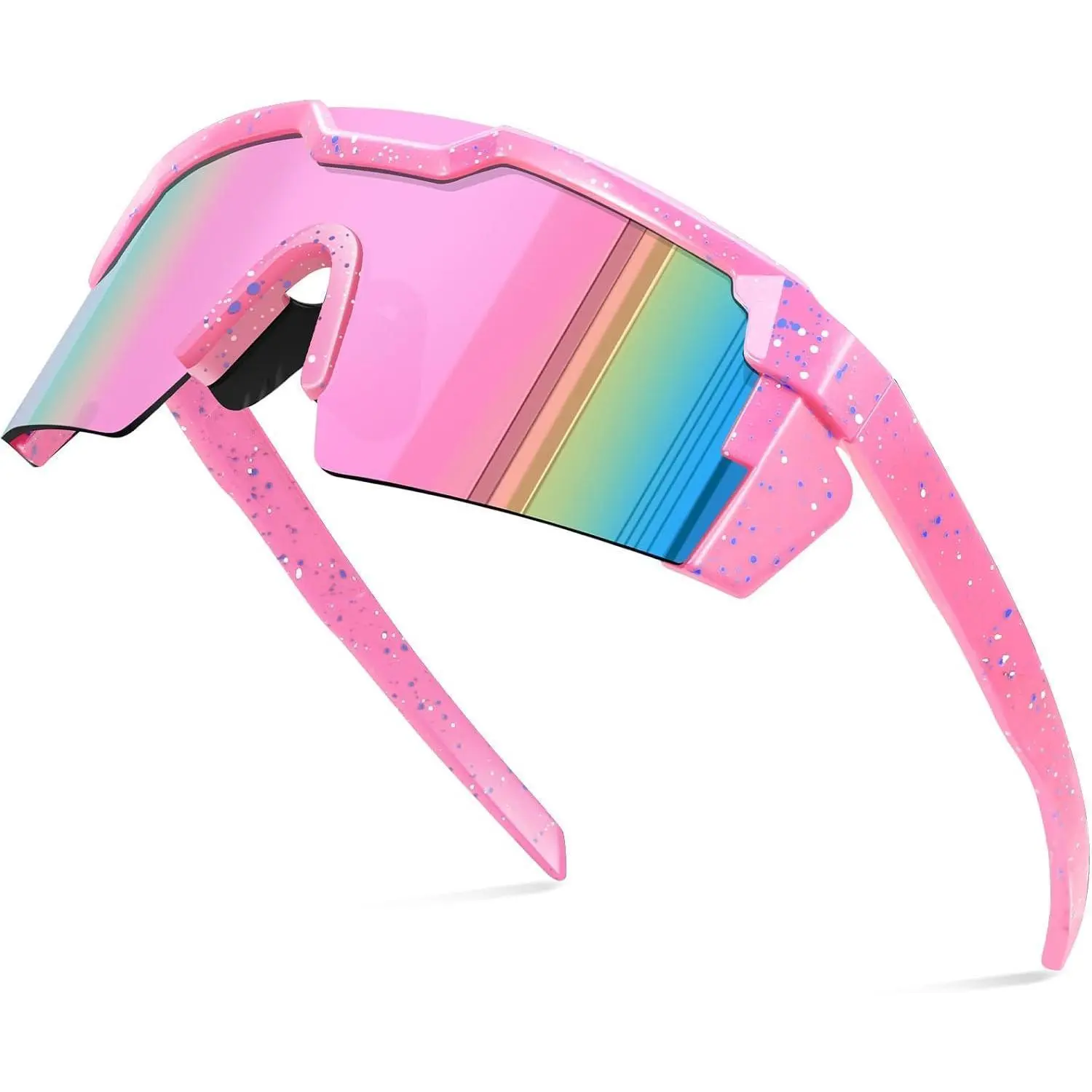 Kids Sunglasses Youth Baseball Sun Glasses for Boys Girls Cycling Sports UV Protection Goggles Ages 6-12