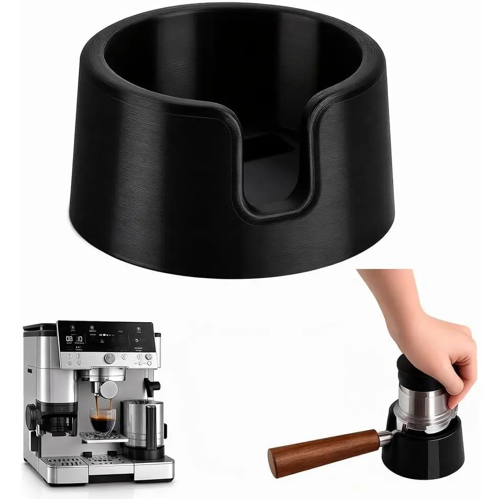 Portafilter Holder with Flexible Synthetic Build - Espresso Prep Tamping Station, Tamping Aid, Fits Luxe Cafe ES601/ES701 Espresso Machines, Fits Es601/701