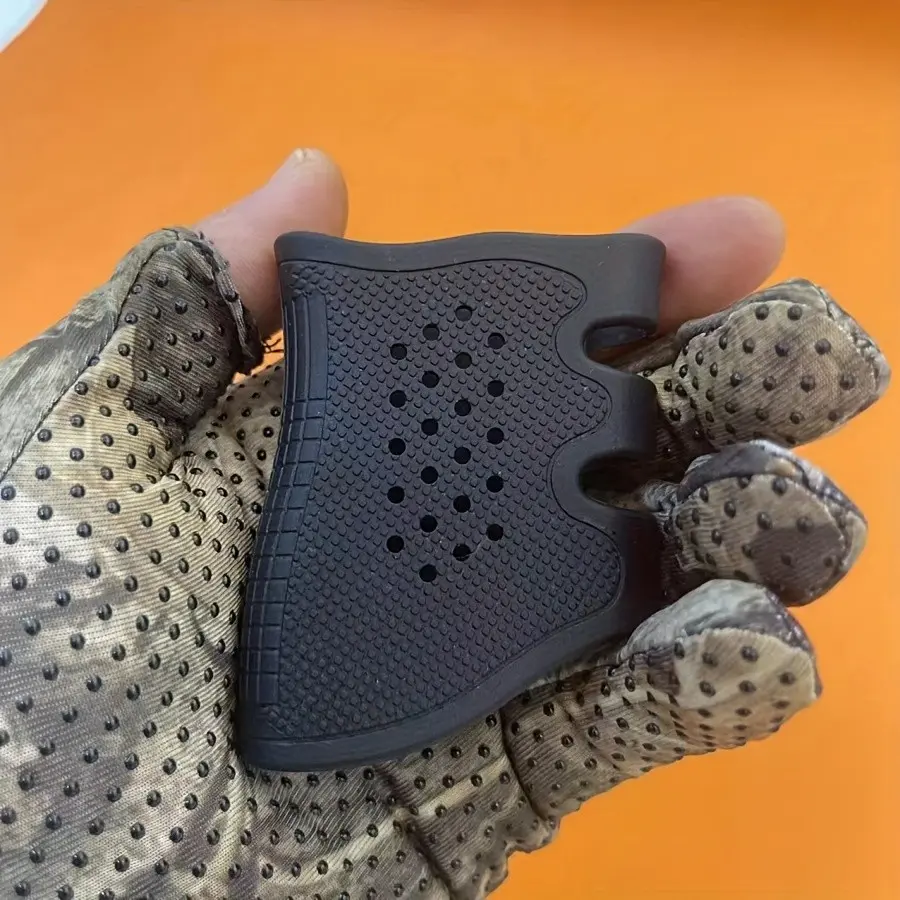 Non-Slip Silicone Grip Sleeve for Handgun, Rubber Air Rifle Handle Cover, Soft Gel Anti-Slip Grip, Outdoor Tactical Quick Release, Hunting Gear Practical Accessory, Tactical Equipment