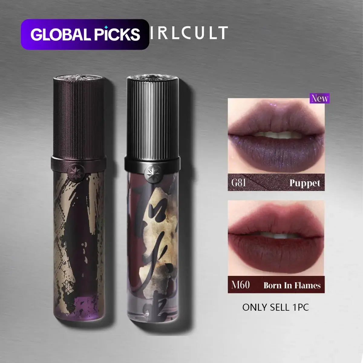 GIRLCULT Moisturizing Matte Lipgloss Lipstick, Beauty Lipstick, Long-Lasting Easy-Color Lip Makeup for All Occasions, Makeup Accessories for Girls and Women #GLOBAL PICKS