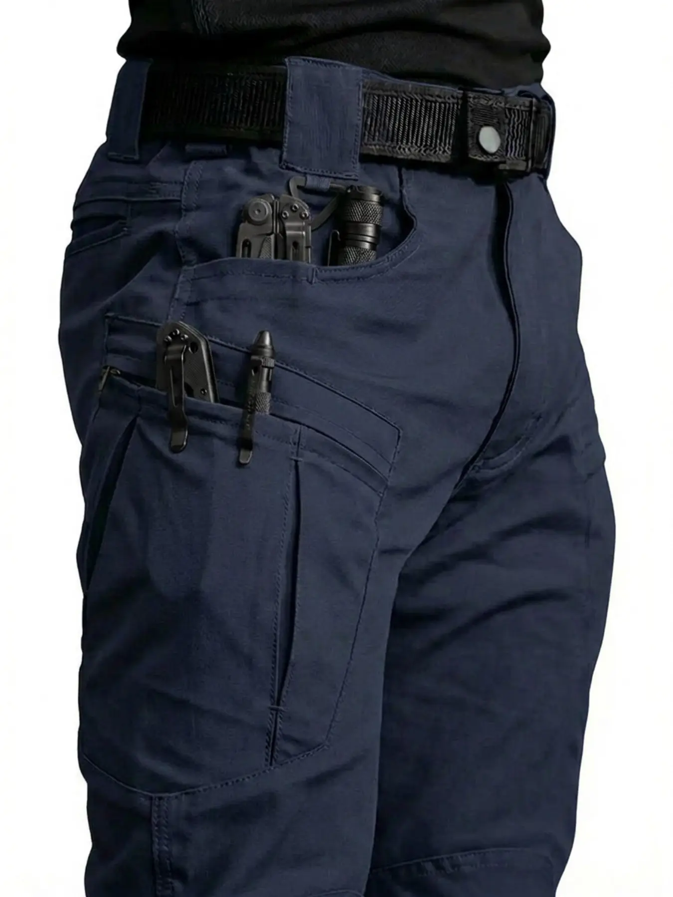 X5 Spring Summer Thin Tactical Pants Bottom, Outdoor Commute Loose Multi-Pocket Durable Workwear, Men's Hiking Camping Fishing Water Resistant Pants, Waterproof Windproof, Premium Outdoor Apparel