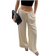 Women's High Cut Thong Bikini Bottom Ruched Low Rise Adjustable Sexy Swimsuit Bottom