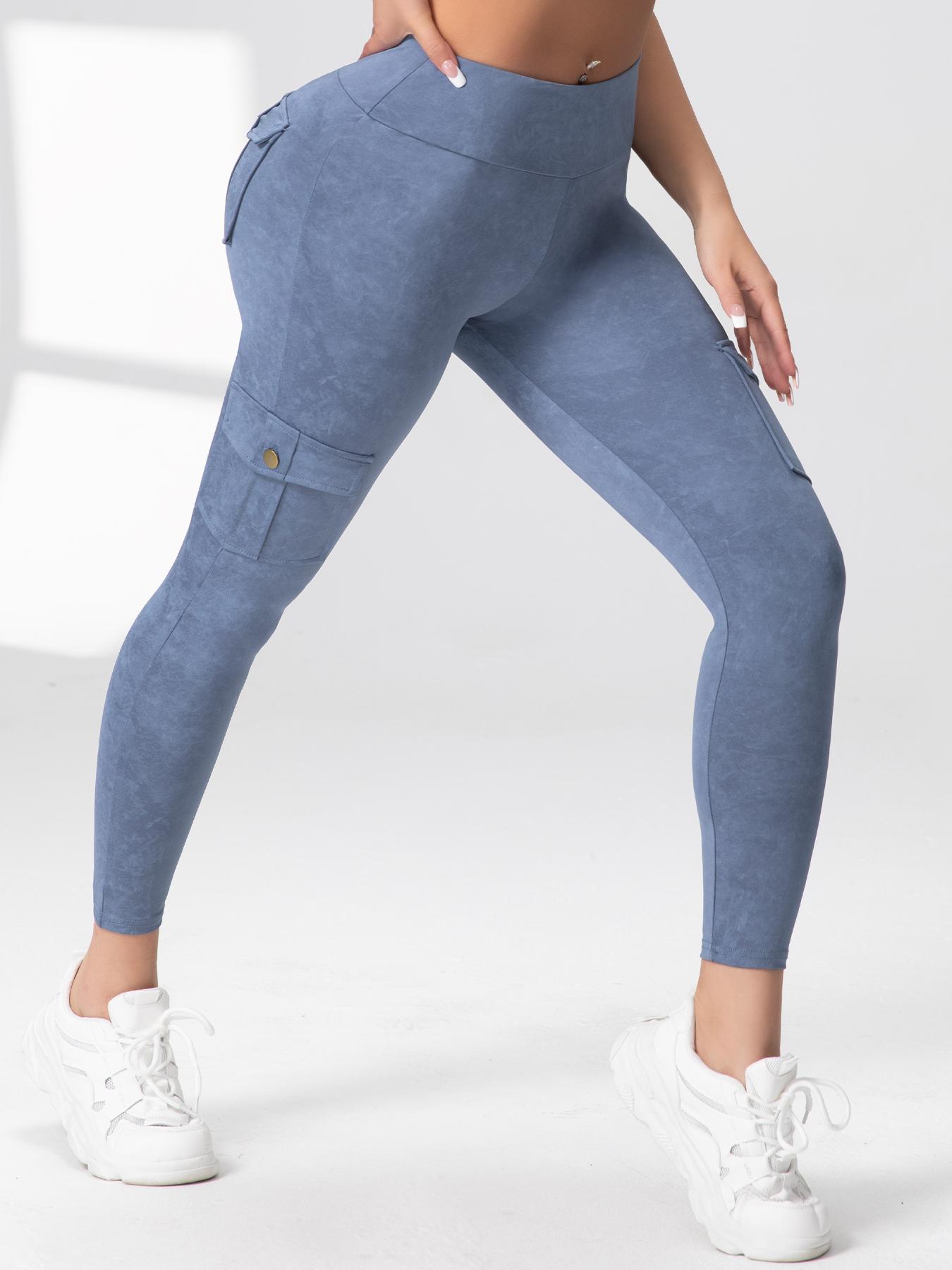 High Waist Yoga Pants for Women with Pockets, Tummy Control Compression Leggings, High Waisted Leggings, 4-Way Stretch Activewear for Gym & Daily Use, Fitness Pants