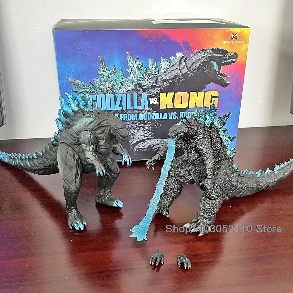 Godzilla Figure 2021 Movie SHM Edition Monster Godzilla vs Kong Articulated PVC Action Toys Collection Model Birthday Gifts