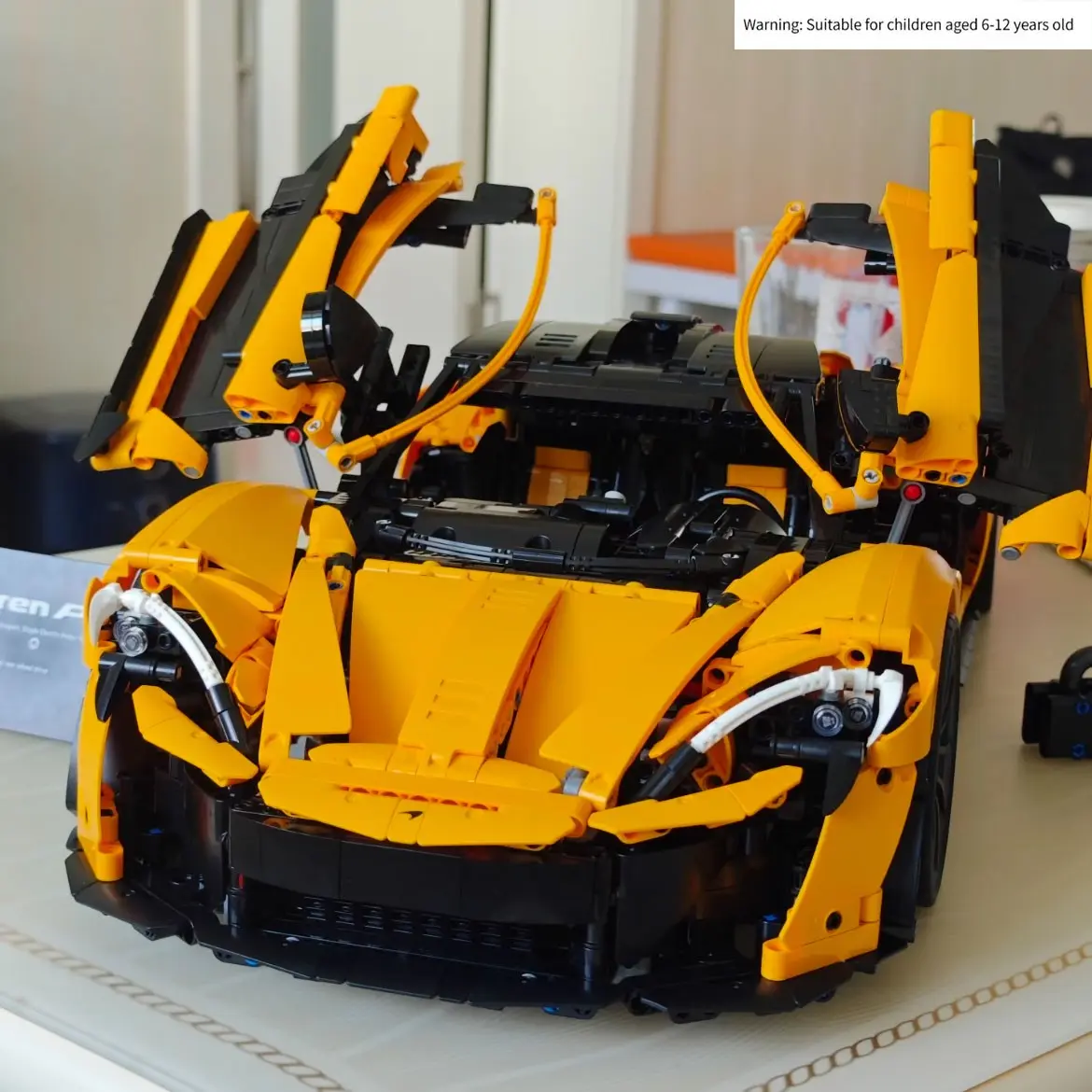 New Arrival, 3893-Piece Technology Series, 42172 P1 Supercar Building Blocks, 1:8 Scale Model, Super Sports Car Brick Toy, Gift for Boys
