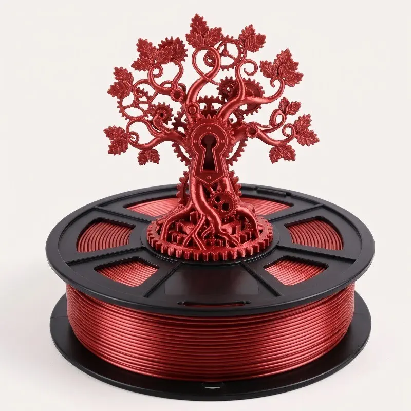Shiny Silk Pla 1.75mm Filament 250g Sample, High Gloss Pla Printing Material, Ideal for DIY Crafts, 3D Printer Filament
