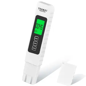 4 1 TDS Meter Digital Water Tester Accurate and Reliable TDS EC & Temp(°C,°F) Meter, 0-9990ppm Professional Testing for Drinking Water, RO/DI System, Aquariums etc