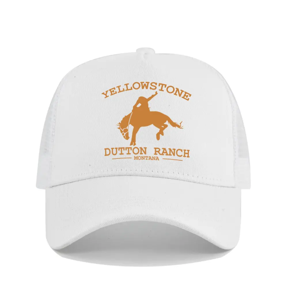 Best-selling Yellowstone baseball cap, screen-printed Yellowstone mesh cap, printed duckbill cap, unisex washable breathable sun hat Best-selling Yellowstone baseball cap, screen-printed Yellowstone mesh cap, printed duckbill cap, unisex washable breathable sun hat