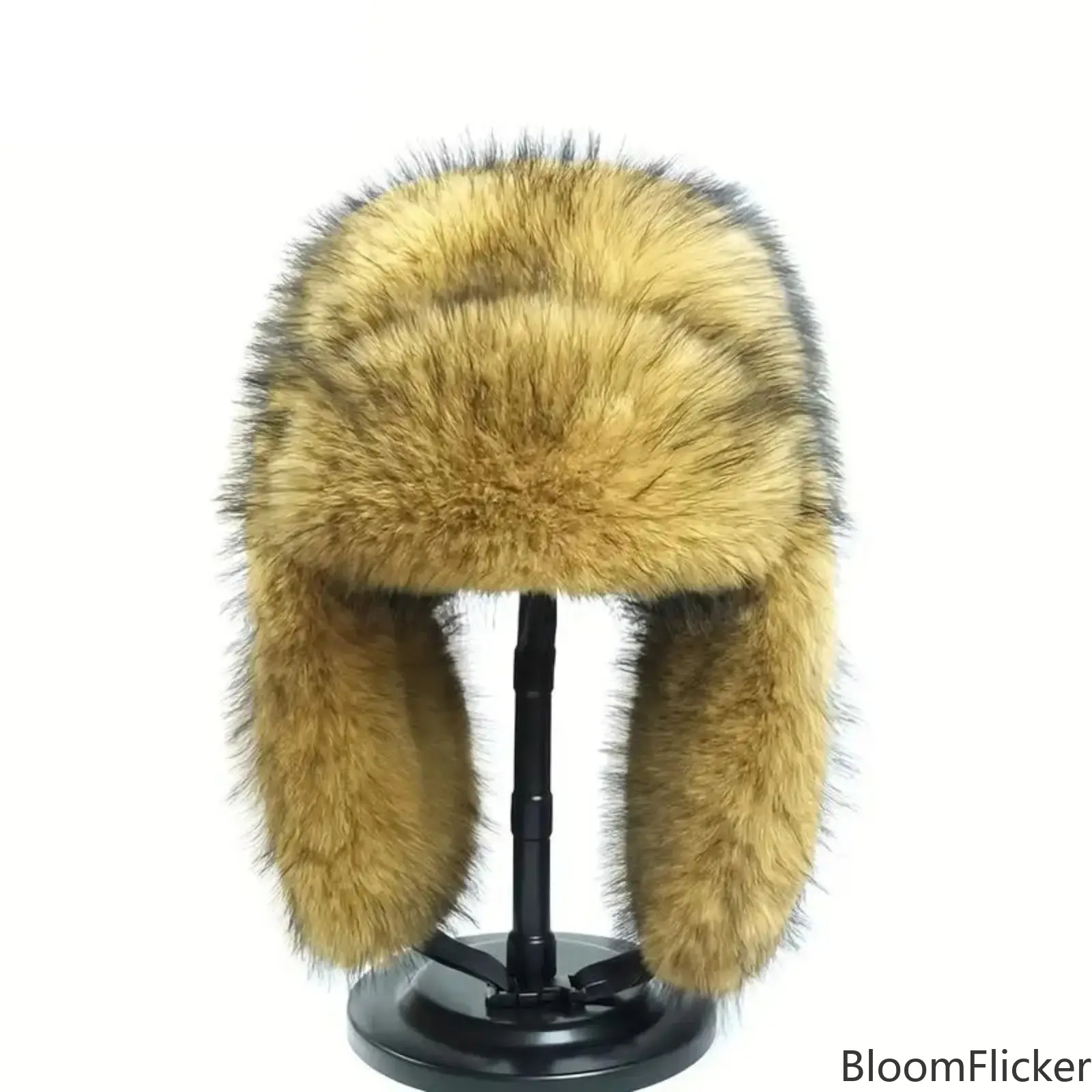 Trendy Vintage Ushanka Cold Weather Warm Hat, Thickened Faux Fur Thermal Ear Protection Hat With Adjustable Hook-and-Loop, Elegant Pilot Fisherman Headwear For Skiing, Camping, Cycling & Daily Outdoor Activities