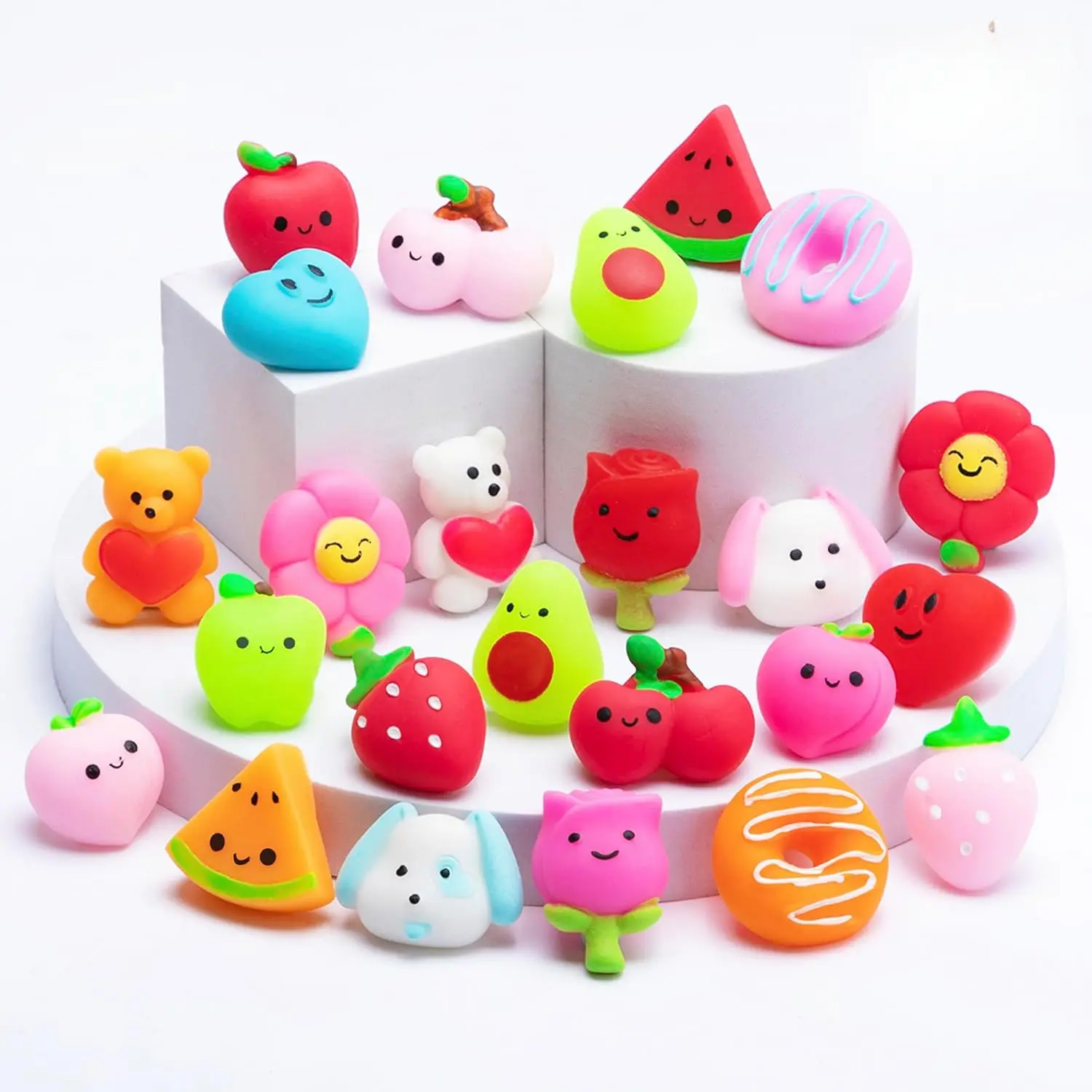 36 Pcs Unisex Valentine's Day Mochi Squishy Toys, Baby & Maternity Stress Relief Party Favors, New Model Festival Gift Exchange Prizes