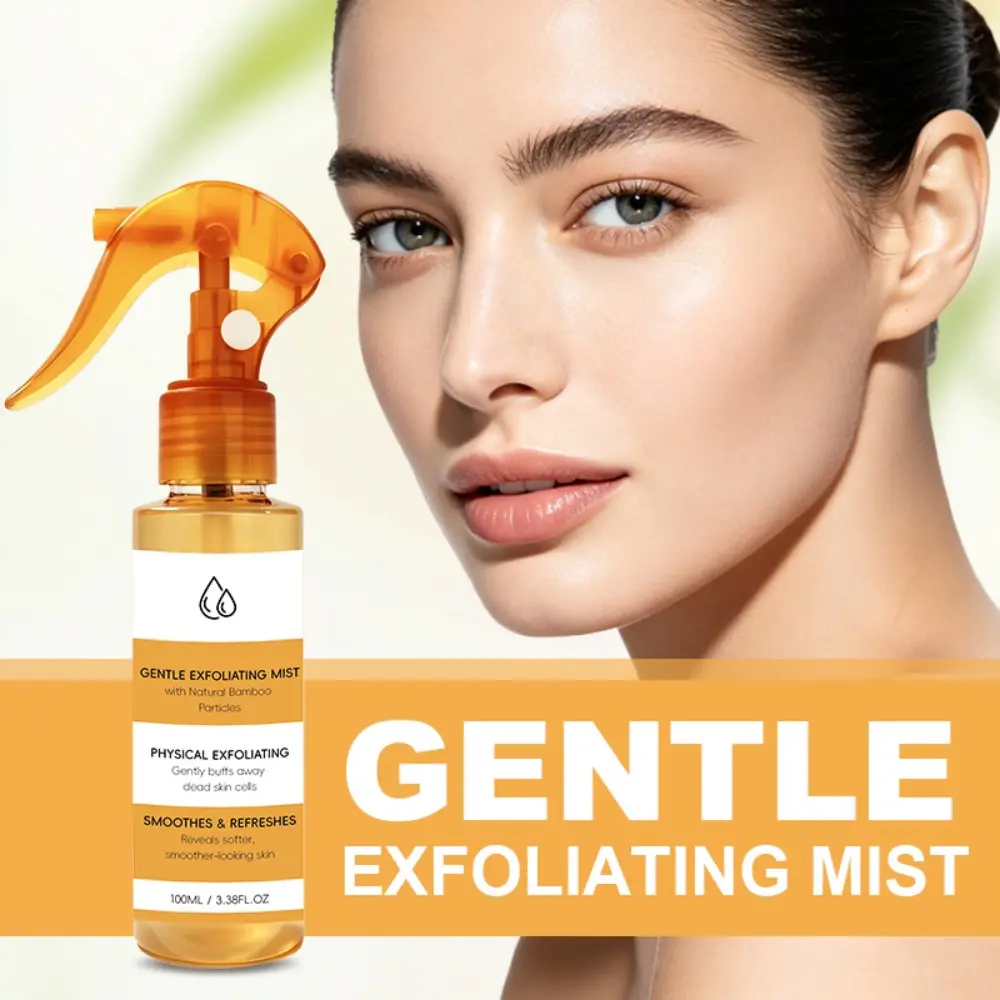 Smoothing Exfoliating Mist Physical Exfoliator Face Exfoliant with Natural Botner Particles Gently Removes Dead Skin Refreshes Face