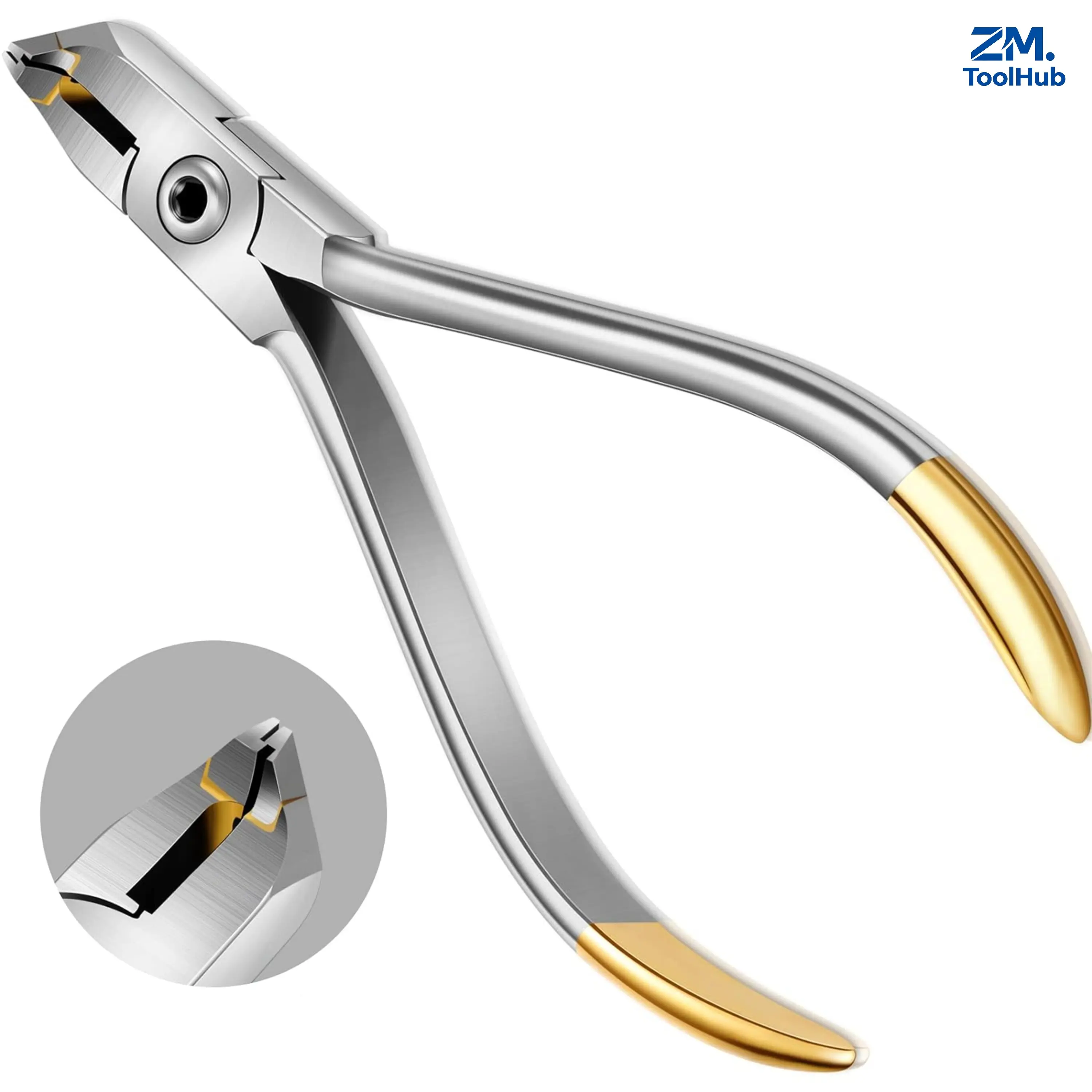 1 Pack Distal End Cutter, Stainless Steel Braces Wire Cutter Hard Pliers Removal Tooth Pulling Kit Tool Suitable for Cutting Titanium Alloy Archwire