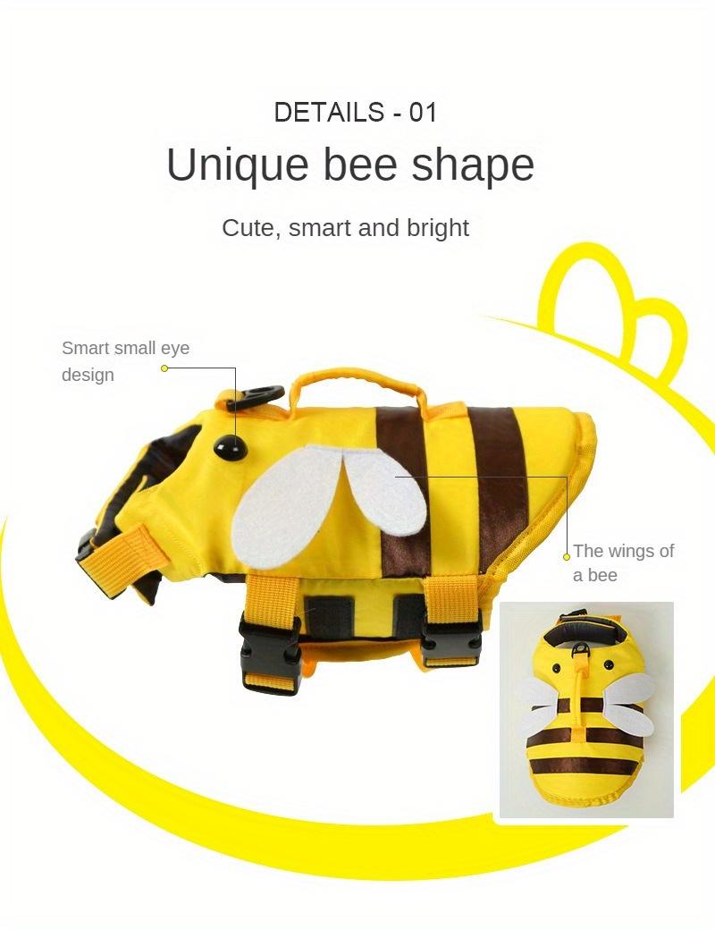 Summer Pet Life Jacket Adjustable Dog Swimsuit, Small And Medium-sized Dog Teddy Bear Buoyancy Swimsuit