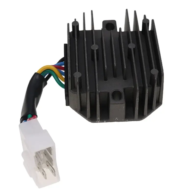 FridayParts 12V Voltage Regulator 121450-77710 - Fit for Yanmar Tractor Models YM180, YM186, YM187, YM220, YM1601 Automotive Replacement Part