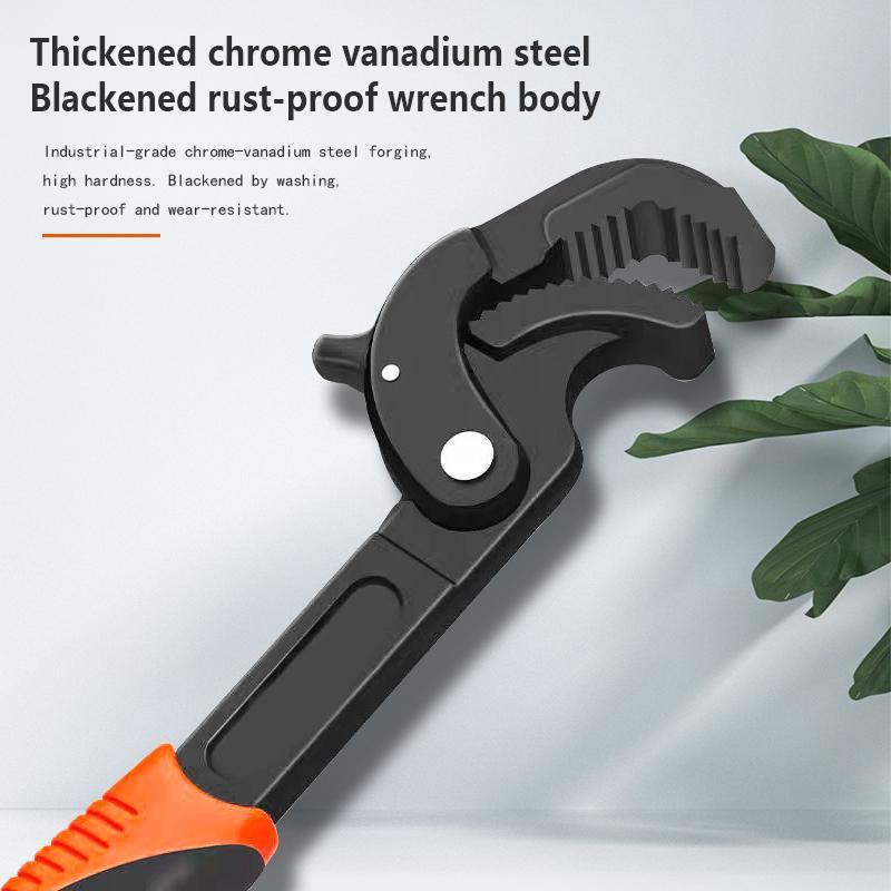 Multifunctional Quick Open Wrench, Portable Adjustable Tool Kit, Multipurpose Self-tightening Hand Tool for Car Repair & Home Maintenance