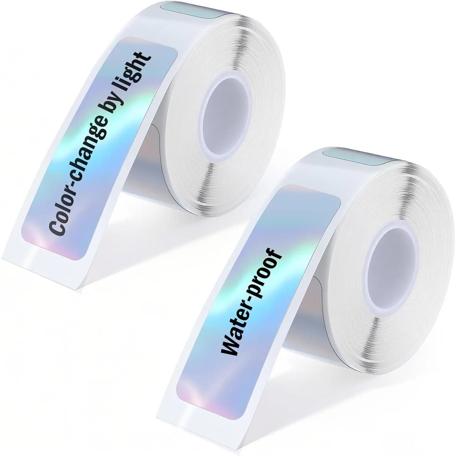 D30 Label Tape 320 count Holographic Thermal Labels (0. x 1.57 Inch) - 2 Rolls  Reflective Thermal Labels Adhesive