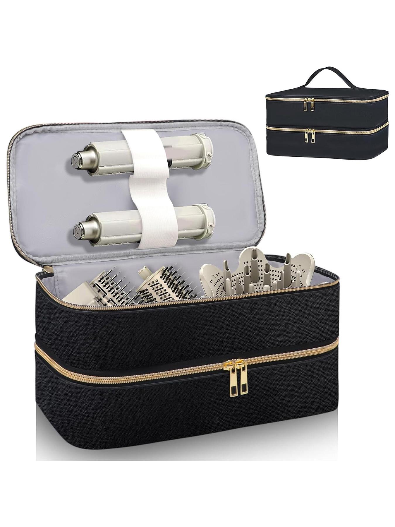 Hair Dryer Storage Bag, Portable Hair Styling Tool Organizer, Double Layer Zipper Makeup Bag, Carrying Case for Hair Dryer Shark Flexstyle FlexFusion Airwrap Brush Double-Layer Hair Accessories Tools Storage Bag, Travel Cosmetic Bag, Christmas gifts Hair Dryer Storage Bag, Portable Hair Styling Tool Organizer, Double Layer Zipper Makeup Bag, Carrying Case for Hair Dryer Shark Flexstyle FlexFusion Airwrap Brush Double-Layer Hair Accessories Tools Storage Bag, Travel Cosmetic Bag, Christmas gifts