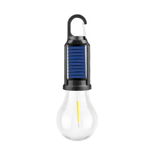Long Lasting Solar Camping Lantern Outdoor Portable Rechargeable Tungsten Filament Tent Light for Home Exercise Workout Equipment