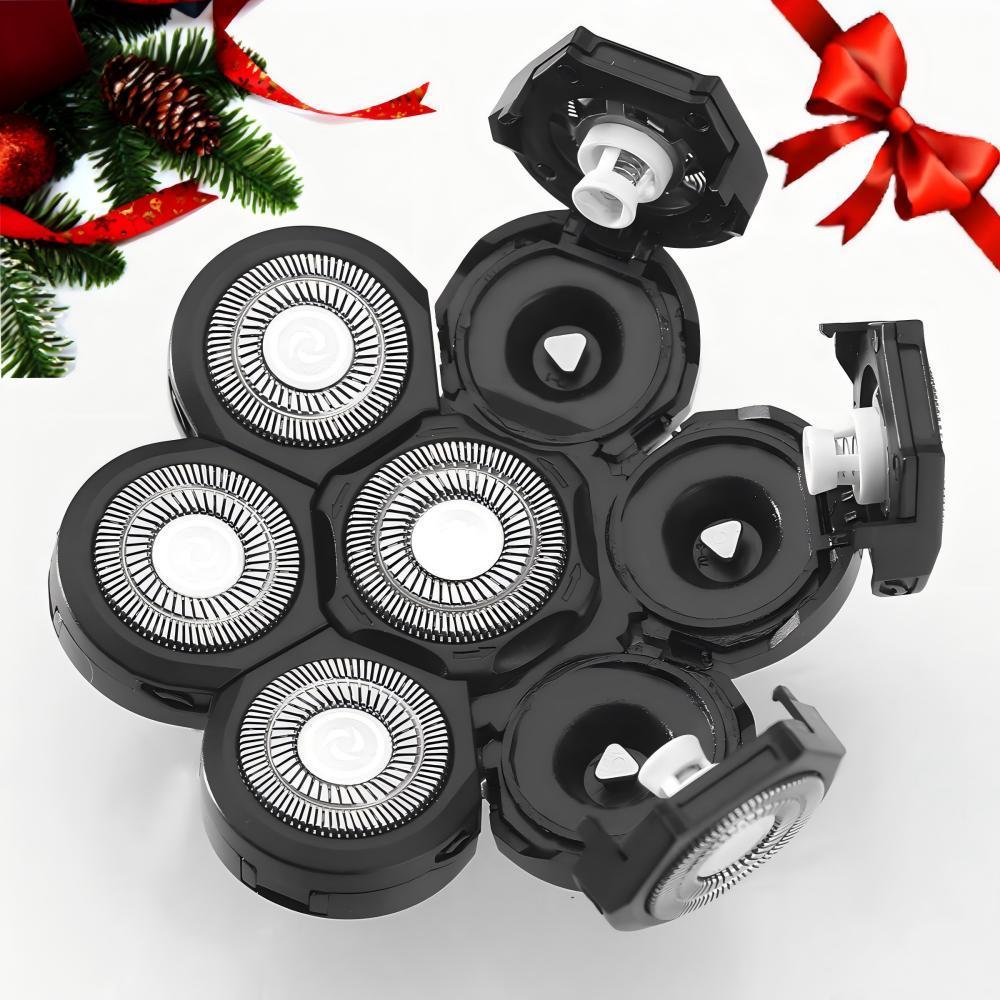 7-blade Electric Shaver Head, Replaceable Electric Shaver Head, Universal Fit 6 In 1 Beard Shaver Head Beard Trimmer Head, Men's Beard Shaver Replacement Accessories