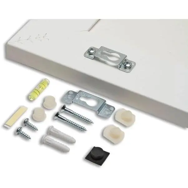 ® Picture  No-Wire  Kit | Keeps Frames Level with Flush Mount Hardware for Wall Art, Mirrors & Signs | Supports up to 100lbs.