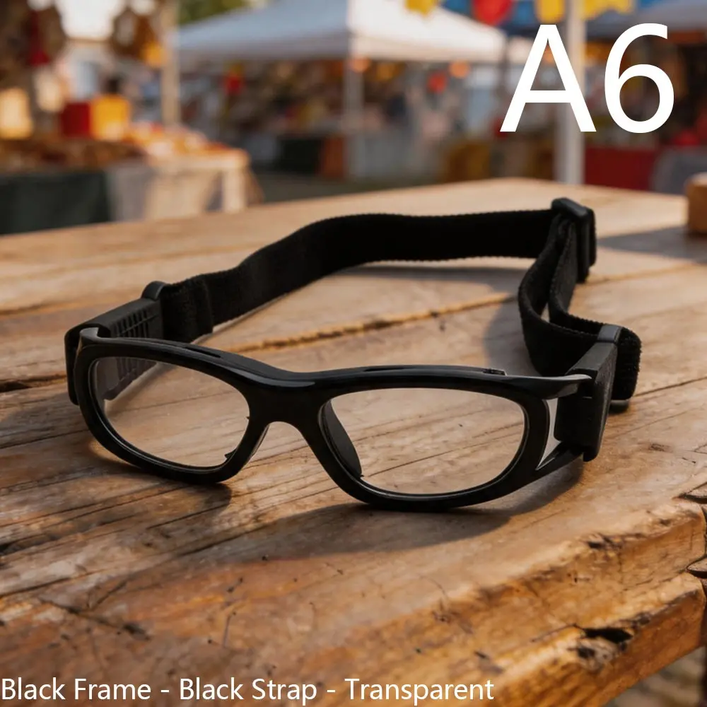 Unisex Children Basketball Goggles, Teen Sports Anti-Collision Glasses, Football Badminton Impact Protection Eyewear, Durable Frame, Adjustable Strap
