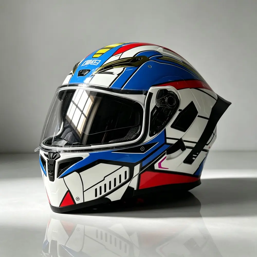 Unisex Dot Certified Dual Lens Full Face Helmet, Motorcycle Riding Gear for All Seasons, Universal Fit for Men and Women, Motorcycle Helmets