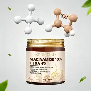 High-Value Moisturizing Cream, 10% Niacinamide + 4% Txa, Improves Uneven Skin Tone, Facial Use, Budget-Friendly, 80g, All Skin Types, Daily Use