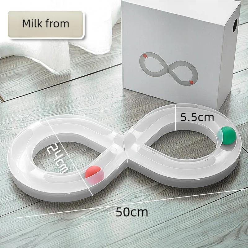 Multi-Function Cat Activity Center - Interactive Carousel Toy with Moving Balls and Teaser Attachments for Energy Release and Behavioral Enrichment