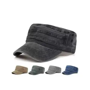 2026 New Unisex Retro Flat Top Adjustable Snapback Cap | One Size Universal Fit, Uv Sun Protection Lightweight Outdoor Army Hat, Casual Daily Summer Headwear #summerwins