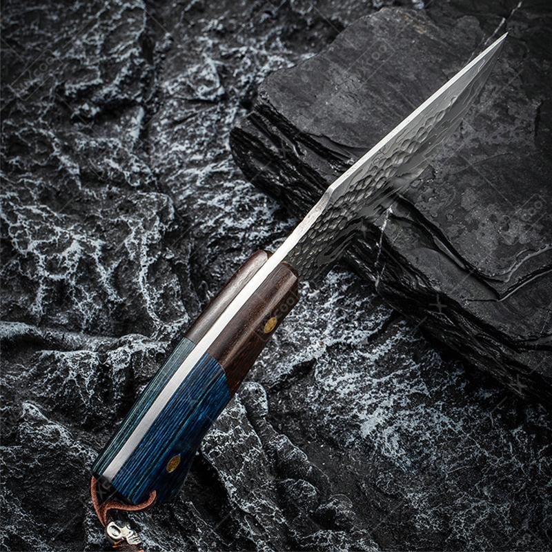 Portable Stainless Steel Boning Knife Meat Cleaver Multi-purpose Vegetable Chopper Fruit Paring Knives For Outdoor Camping BBQ