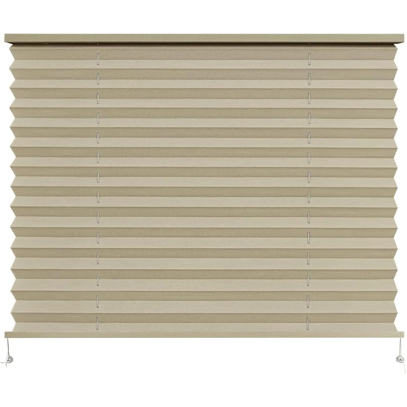Cappuccino Pleated Blind Shade - 32" W x 24" L Multi-Size Window Covering for RV, Camper, Travel Trailer Motorhome