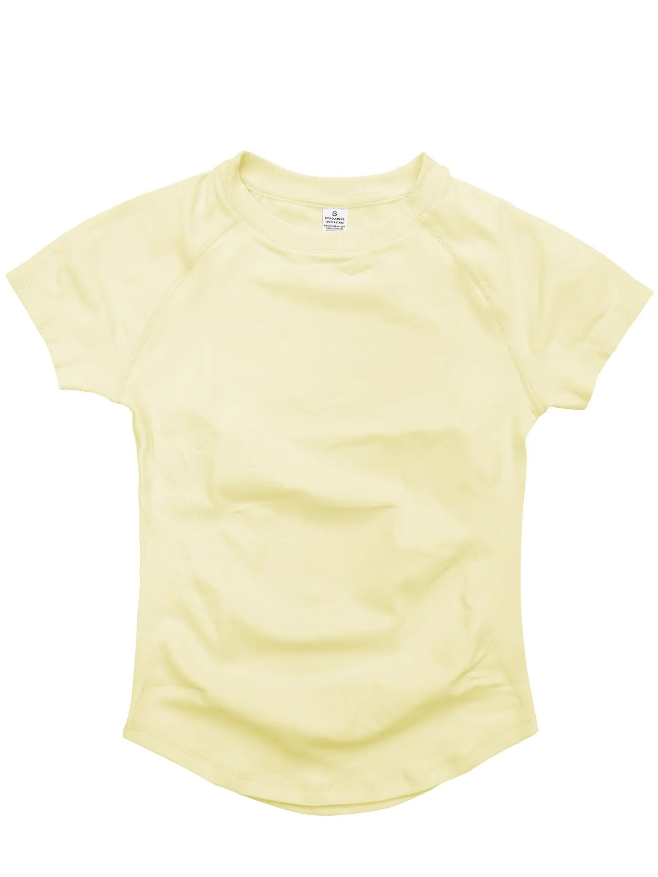 Slim-Fit Elastic Workout Short-Sleeve T-Shirts, Seamless Yoga Top for Outdoor Sports Casual Quick-Dry Fitness Top, High-Stretch Moisture-Wicking, Dry Fit Performance